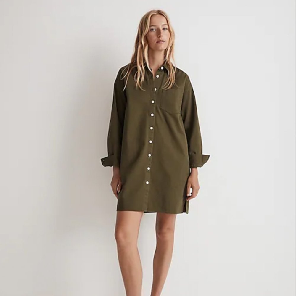 *New Madewell Mini Shirtdress